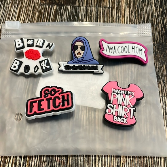 NWOT MEAN GIRLS Croc Charms - Picture 1 of 2